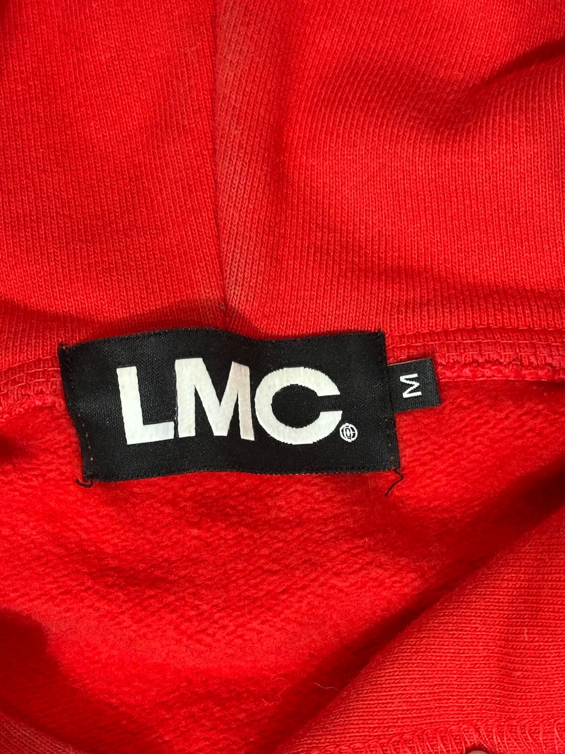 Lmc 레드 오버핏 빅 로고 후드티 M 상품이미지7