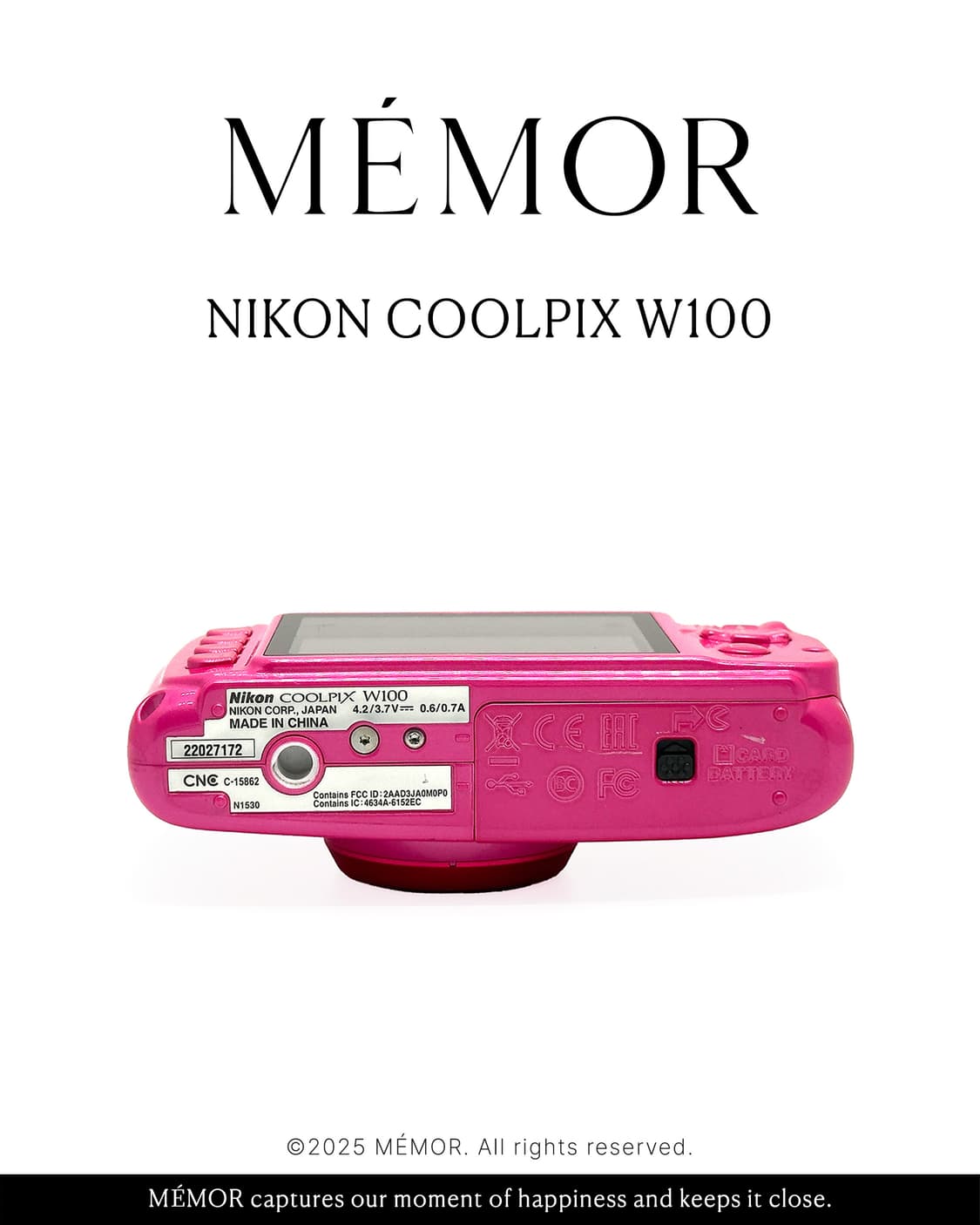 찰스엔터님사용/방수기능💦NIKON COOLPIX W100 니콘 디카 상품이미지4