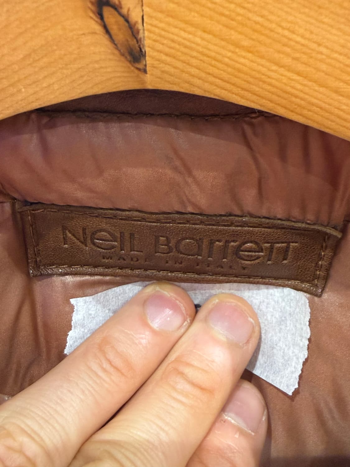 닐바렛 주름 레더 자켓  상품이미지5