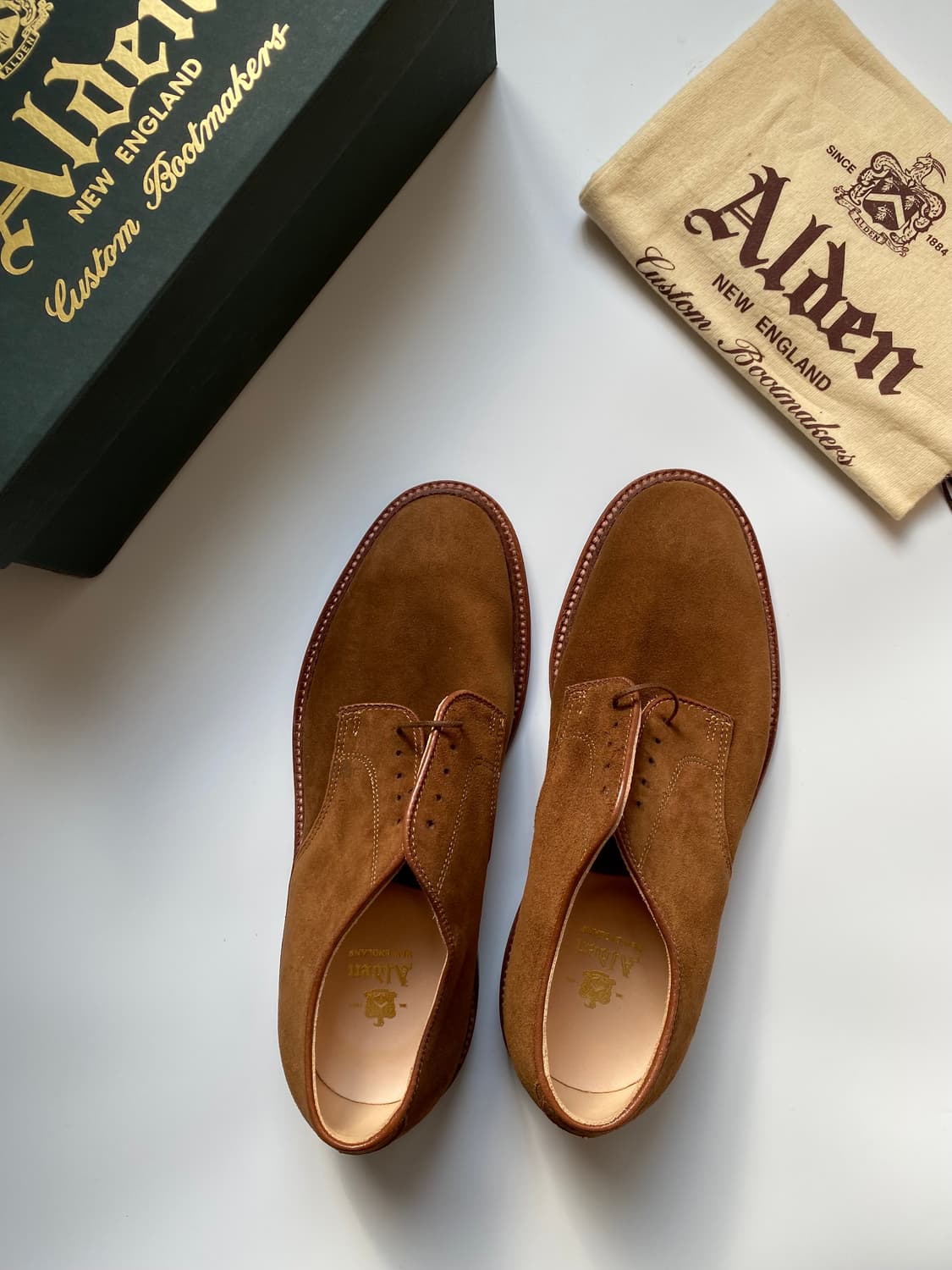 (새상품) 알든 29336F 스너프 스웨이드 더비 슈즈 상품이미지4