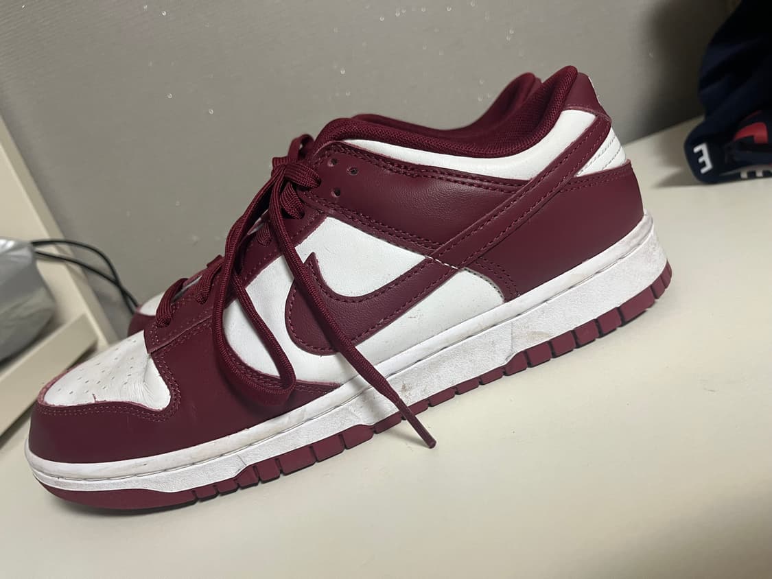 나이키 덩크 로우 버건디 상품이미지3