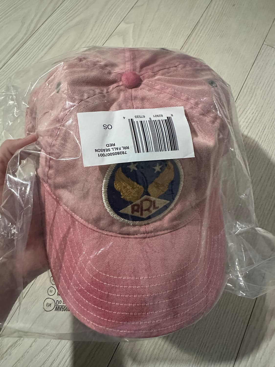 RRL 더블알엘 윙로고 볼캡 레드 상품이미지1