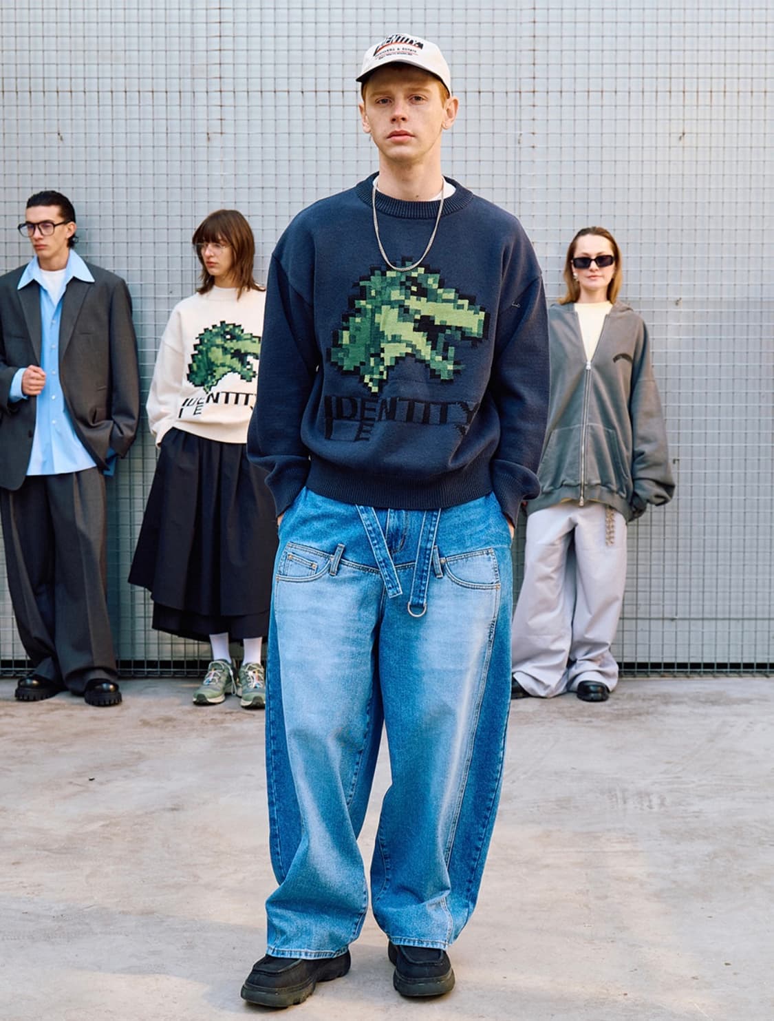 이에이 IEY DOUBLE OVERSIZE DENIM Medium 상품이미지2