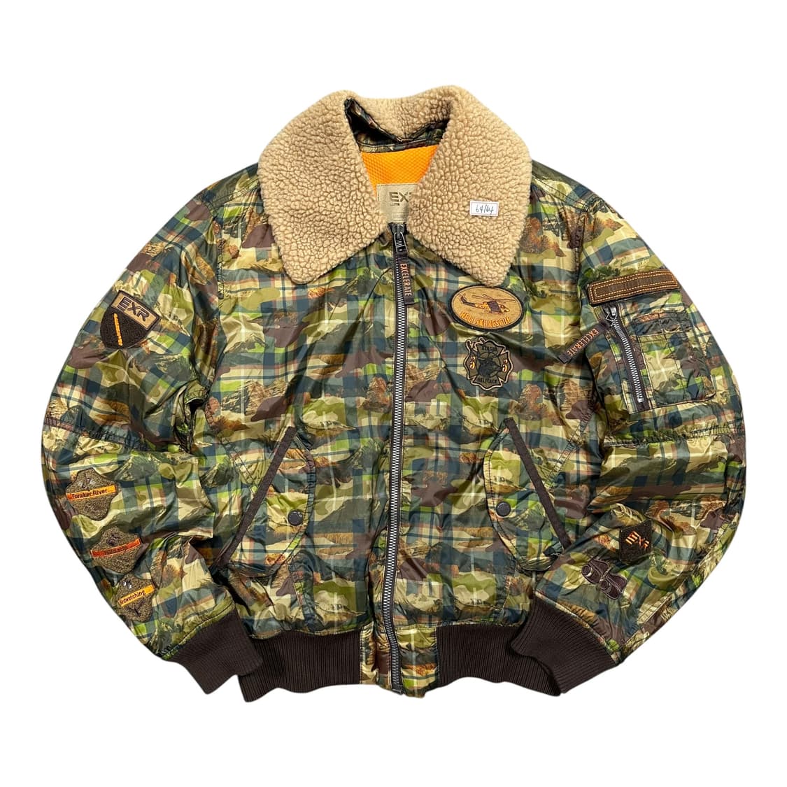 ✨ (바배) EXR 카모 패치 항공 점퍼  상품이미지2