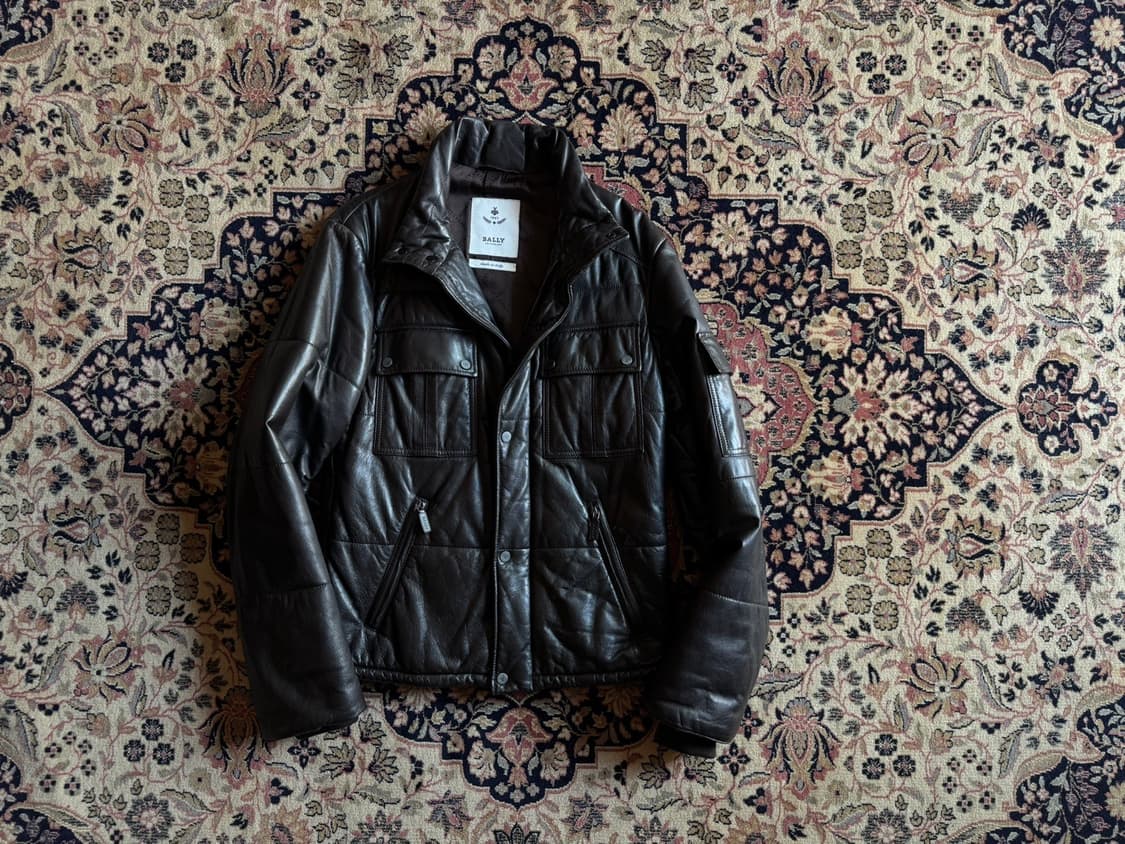 BALLY 발리 램스킨 레더 필드 자켓 100 상품이미지3