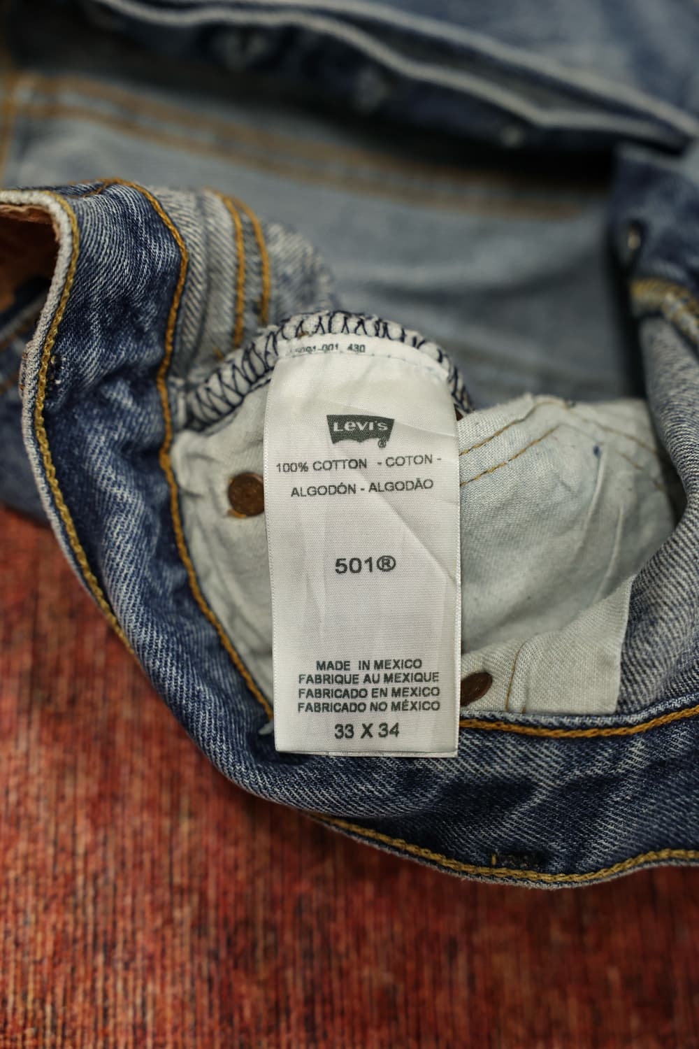 리바이스 501 커스텀 데님팬츠 판매 상품이미지6