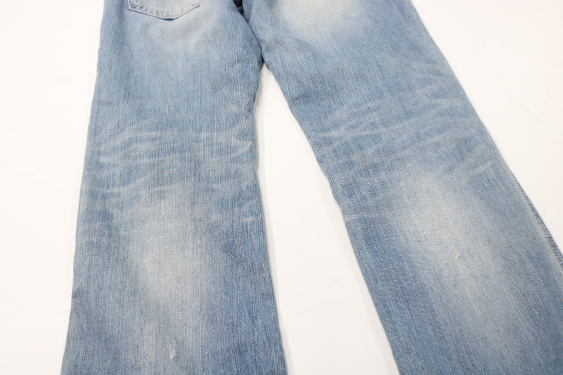 LJSICARLE 빈티지 지퍼 디테일 데미지 부츠컷 데님 팬츠 (2) 상품이미지9