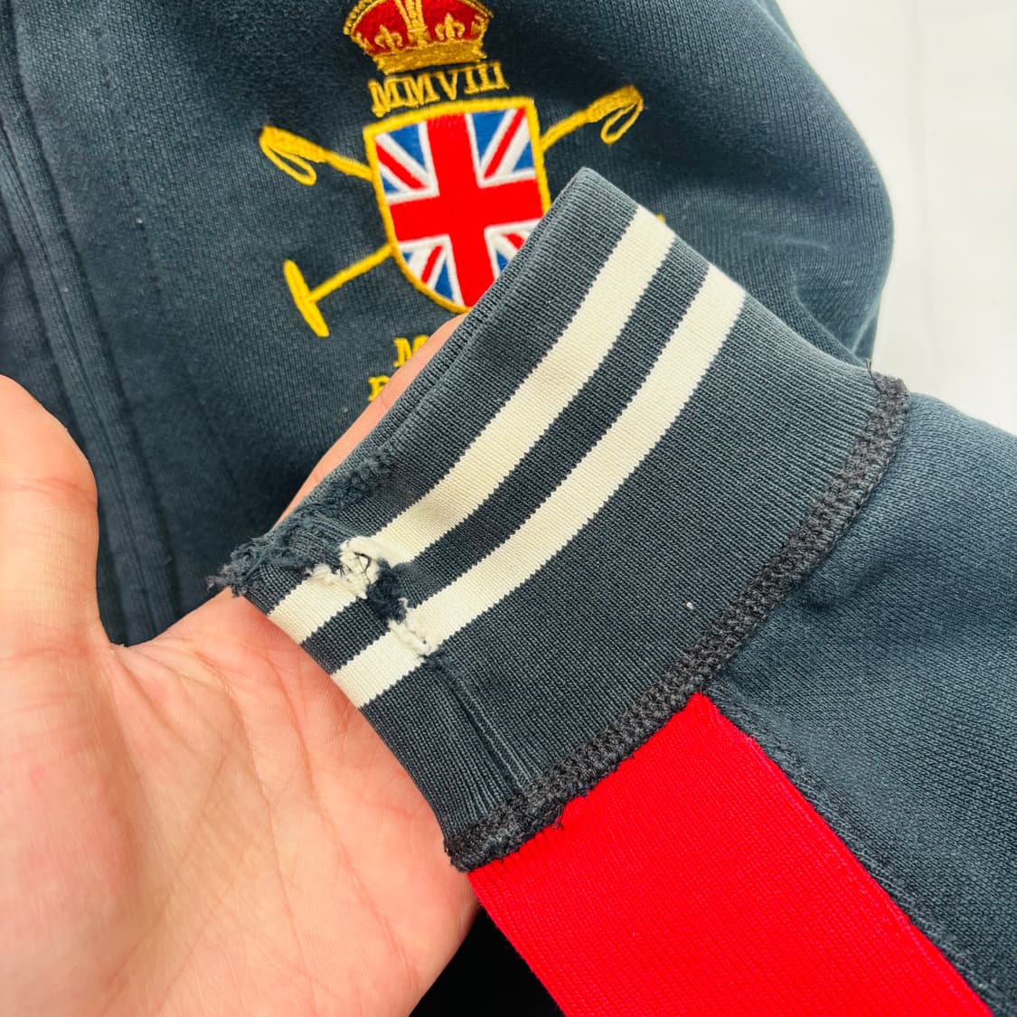 폴로 랄프 로렌 Mercer Club 네이비 후드집업 L 상품이미지10