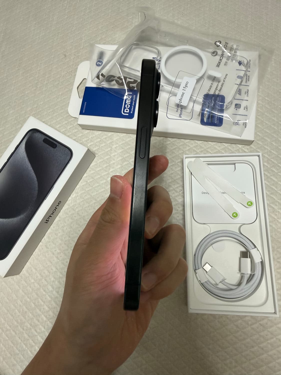 아이폰15프로 256gb 블랙 티타늄 상품이미지5