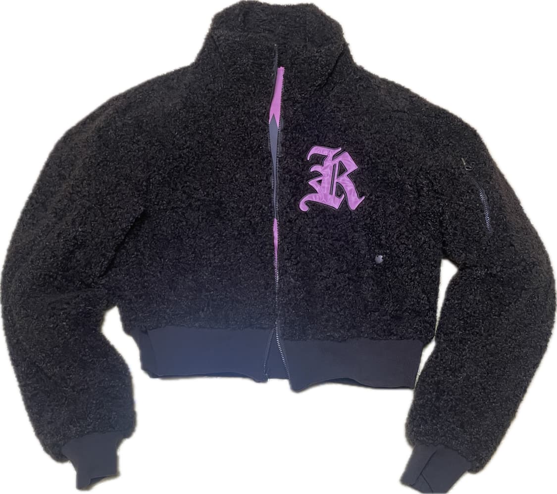 갸루깔 러닝하이 나일론-퍼 리버시블 집업 점퍼 [핑크/브라운] 상품이미지7