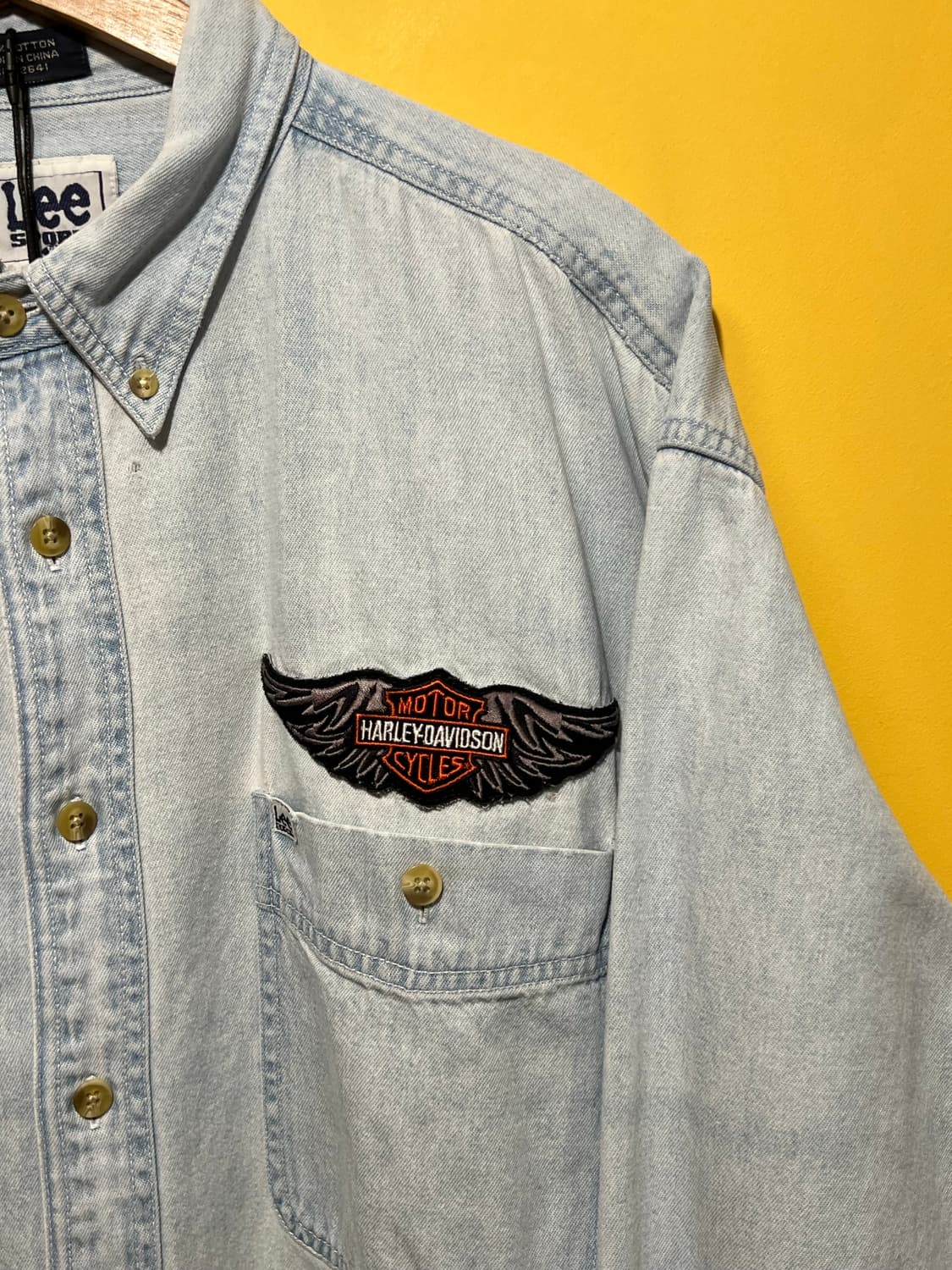 LEE 할리데이비슨 데님 셔츠 상품이미지2