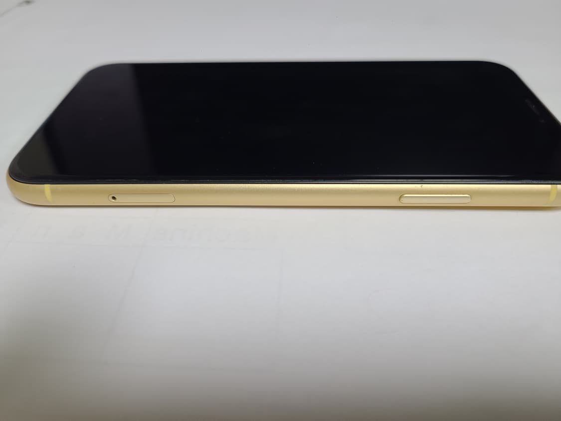 아이폰 xr 엘로우 배터리100 한국판 상품이미지2