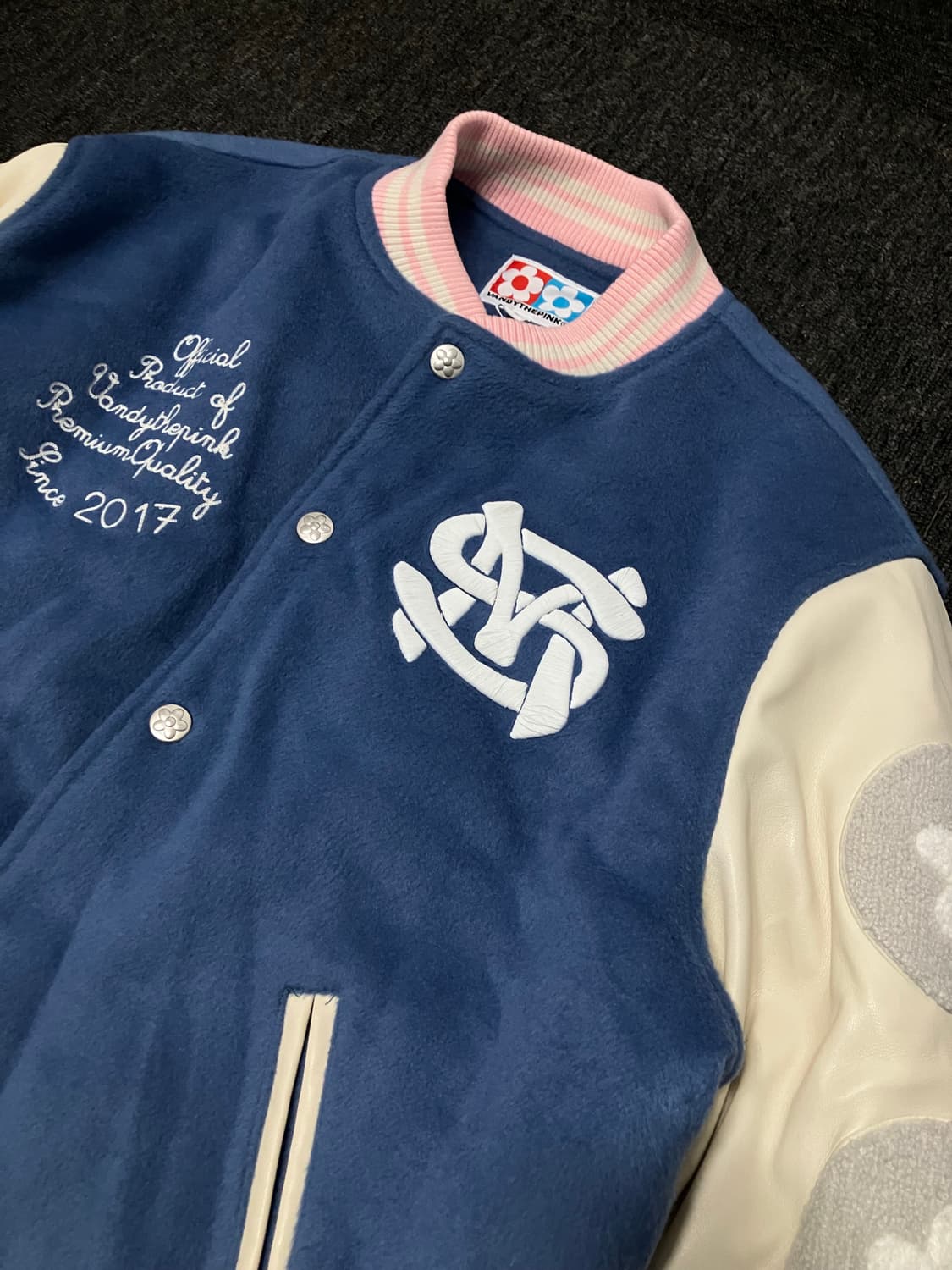 반디더핑크 X SM 바시티 자켓 상품이미지2