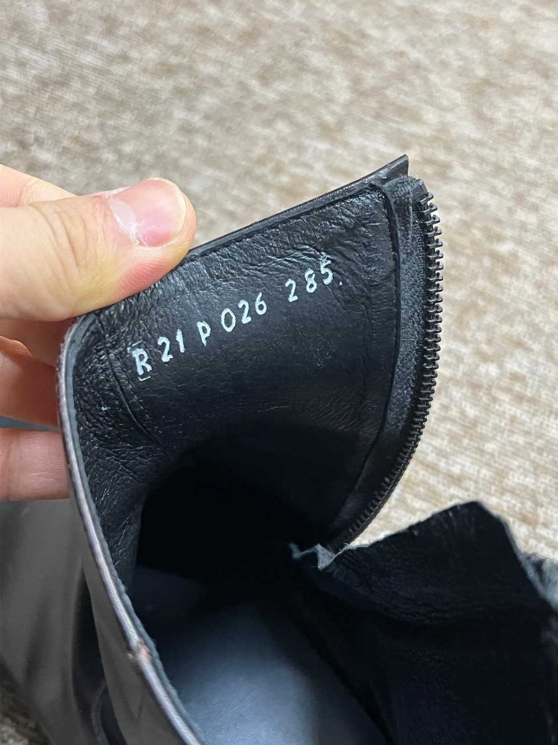 로맨틱무브 스퀘어토 부츠 블랙 285mm 상품이미지6