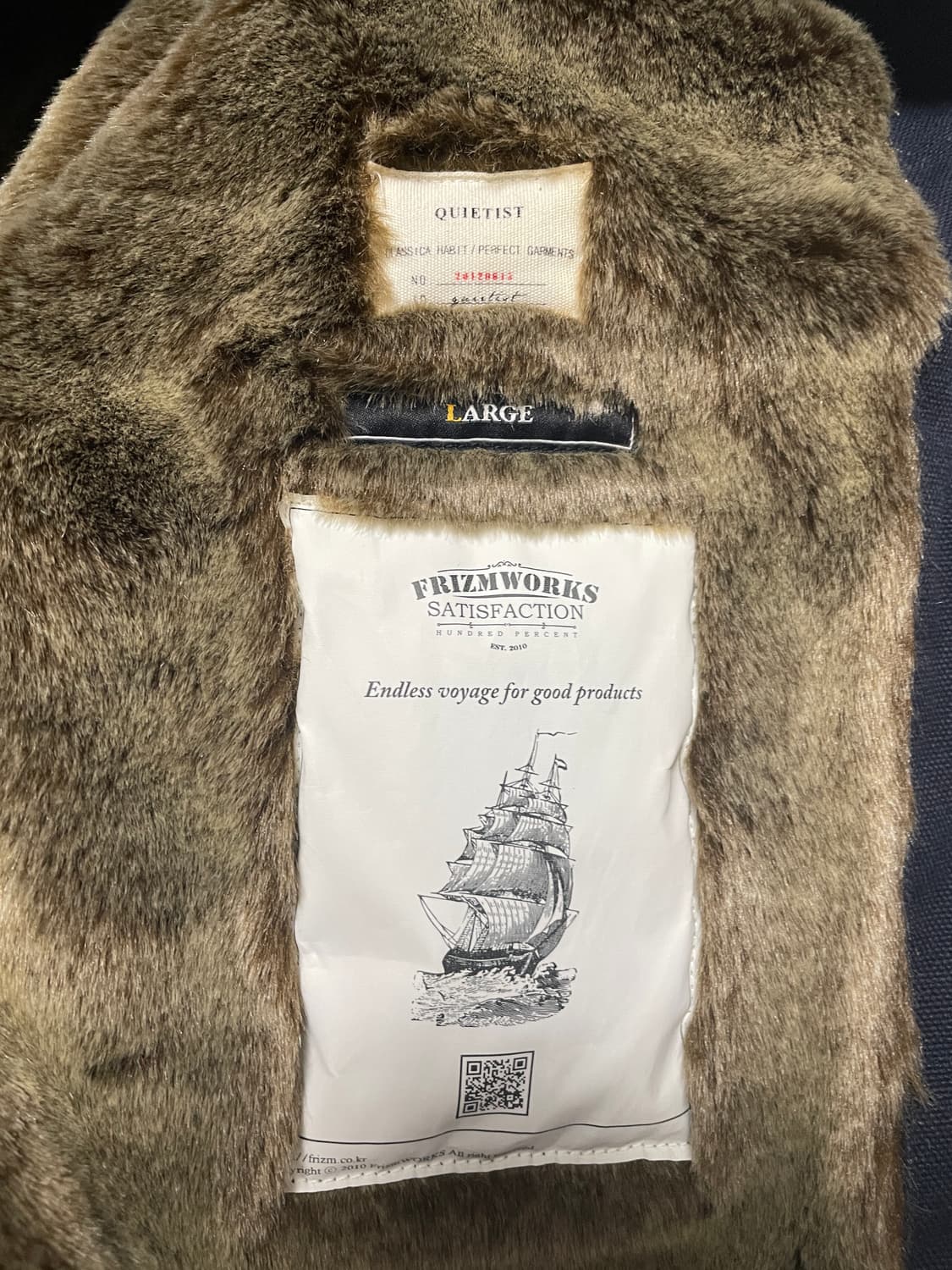 프리즘웍스 N1 덱자켓 네이비 L 상품이미지4