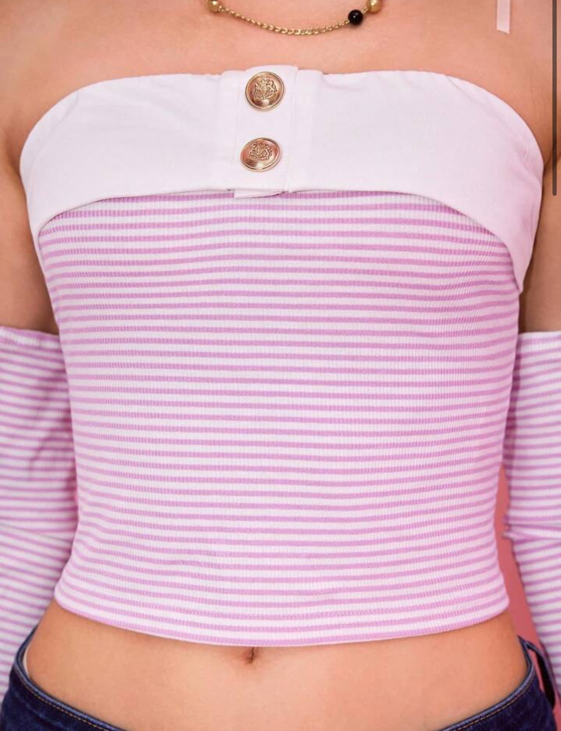 [나눔] 갸루 핑크 워머 탑♥  히메갸루 오네갸루 베이비메탈클럽st 상품이미지2