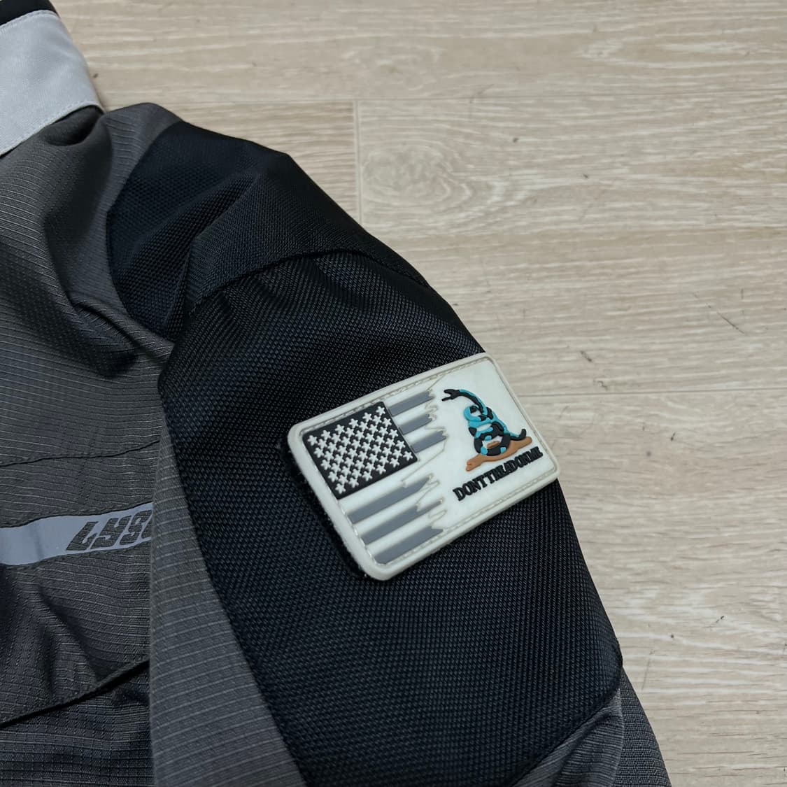 라이시 패드 패디드 오토바이 라이딩 바이크 바이커자켓 [그레이] 5XL 상품이미지4