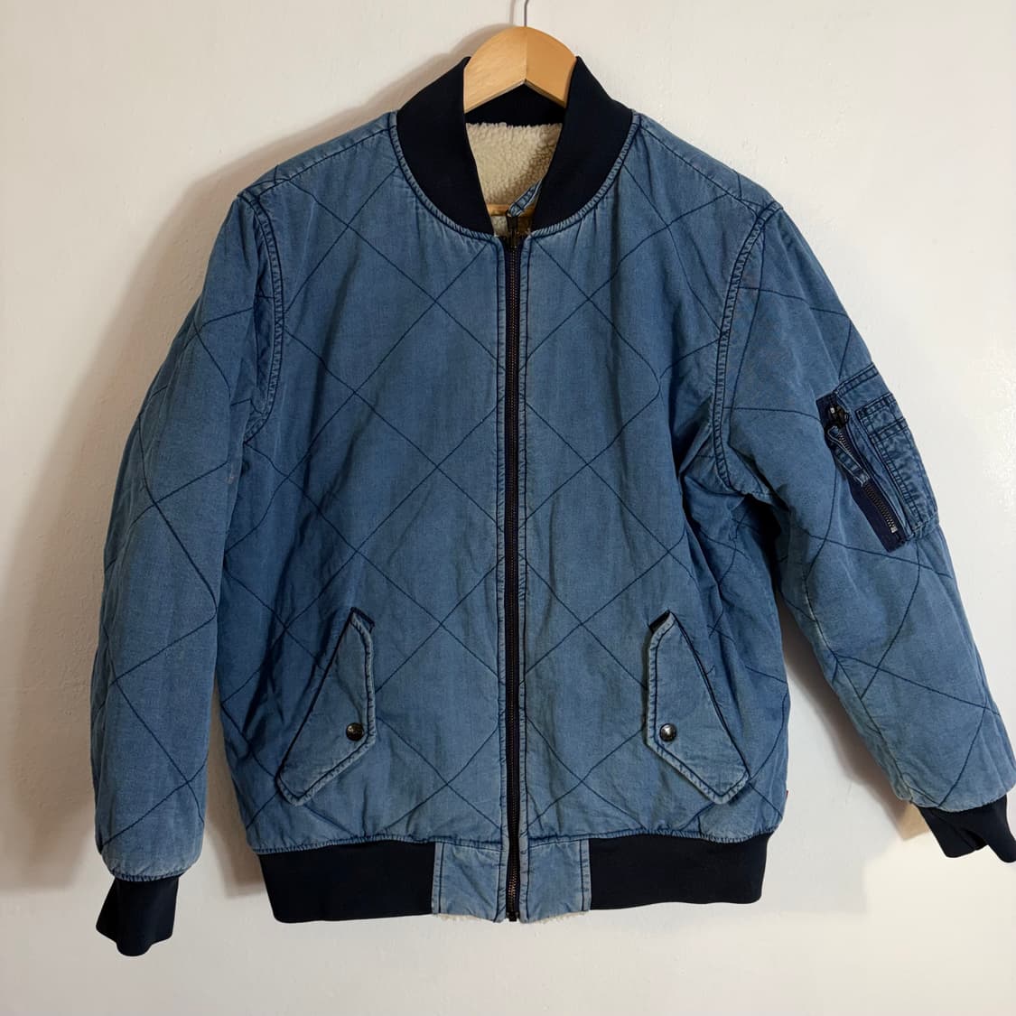 리바이스 퀄팅 리버시블 데님 자켓(M) 상품이미지1