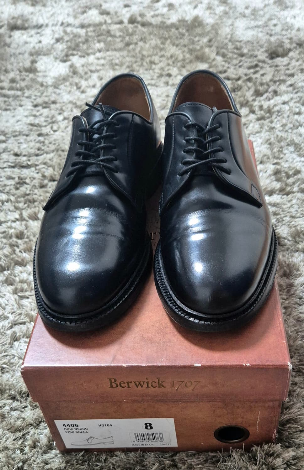 버윅 4406 로이스레더 블랙 더비 (UK8) 상품이미지2