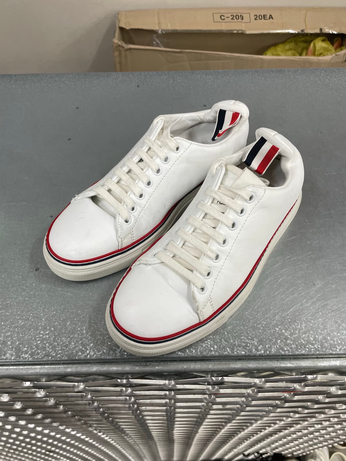 톰브라운 비텔로 카프 테니스 슈즈 us6 상품이미지2