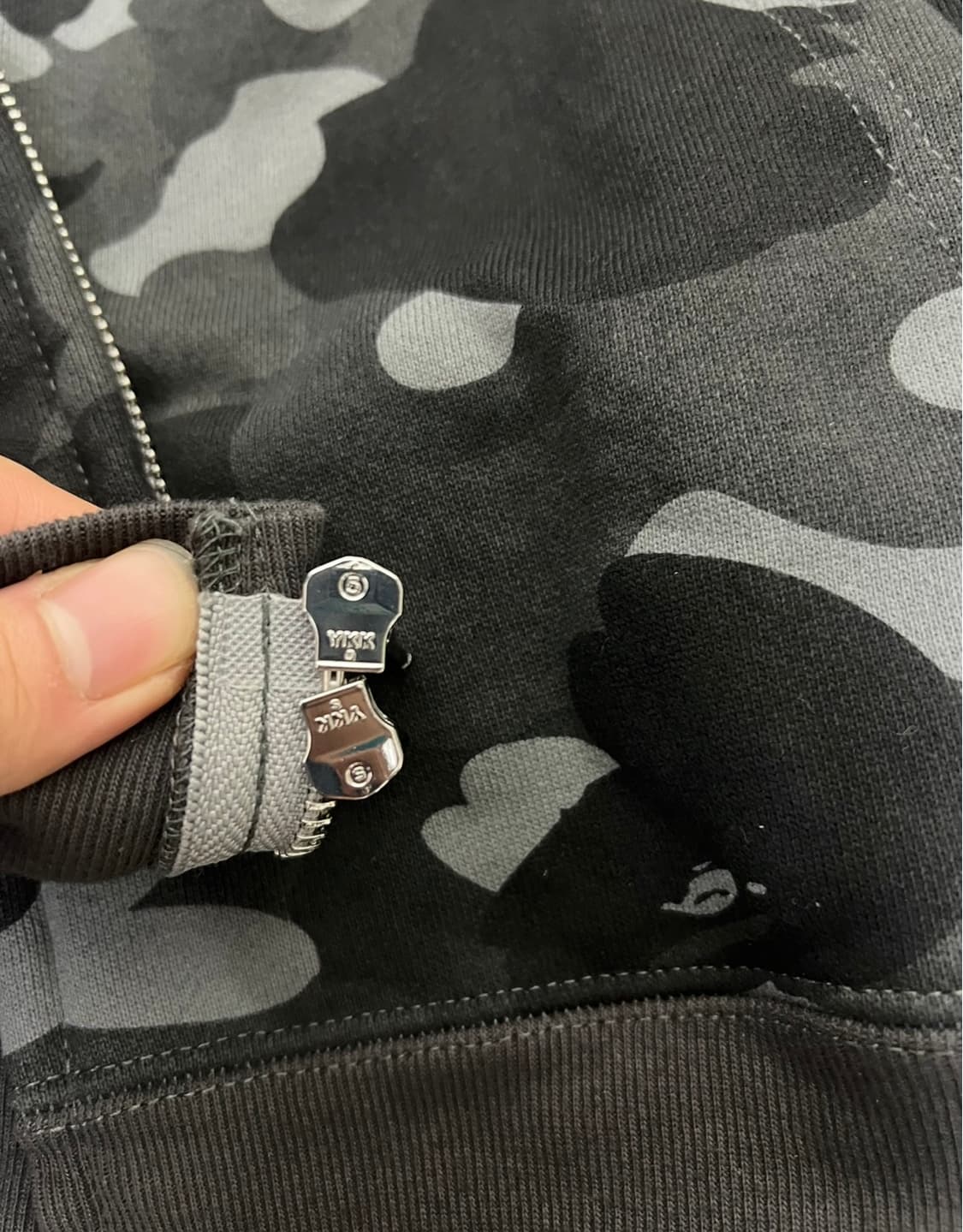 베이프 흑계 후드집업 / L 상품이미지5