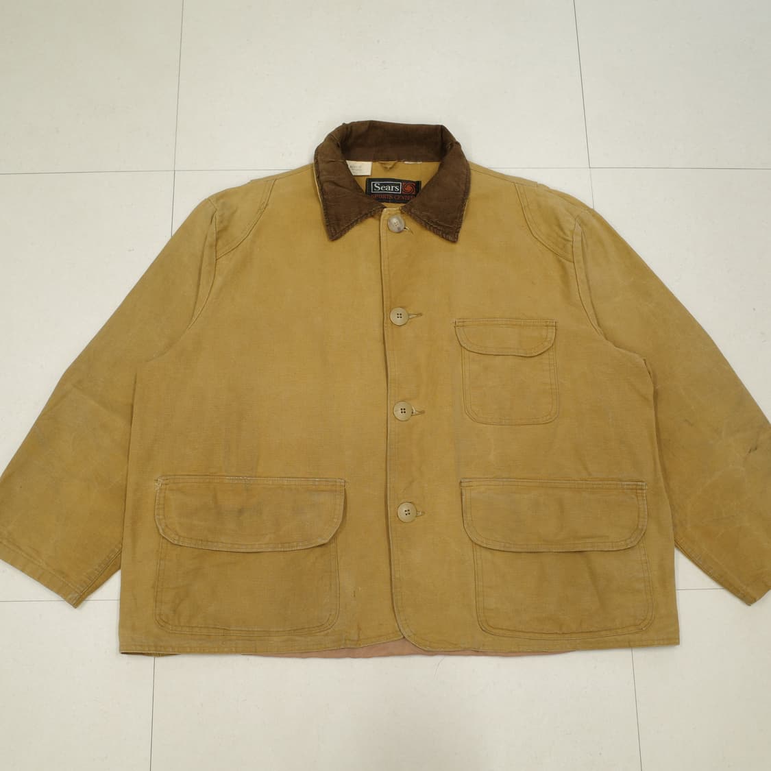 60s 빈티지 시어스 스포츠센터 헌팅 자켓 XL 상품이미지1