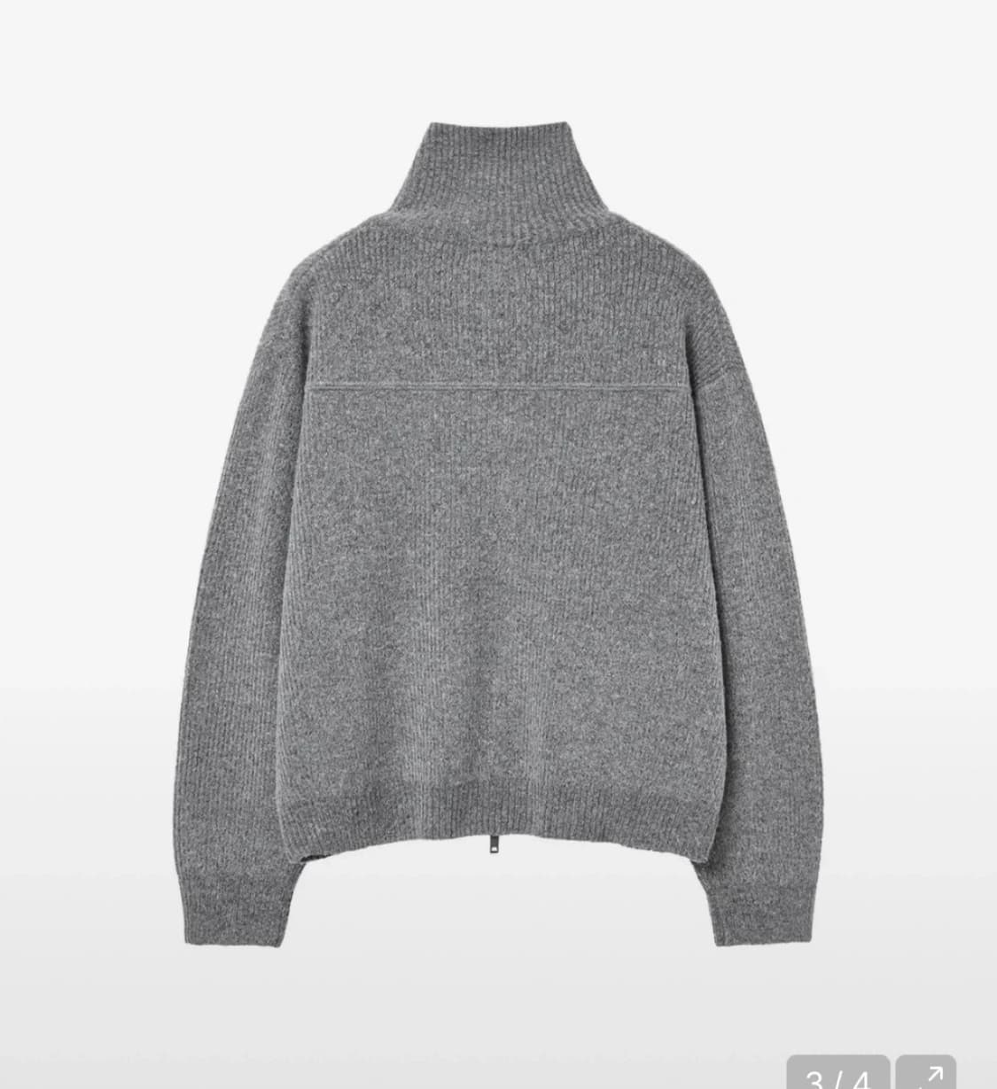 미세키서울 니트집업 상품이미지3