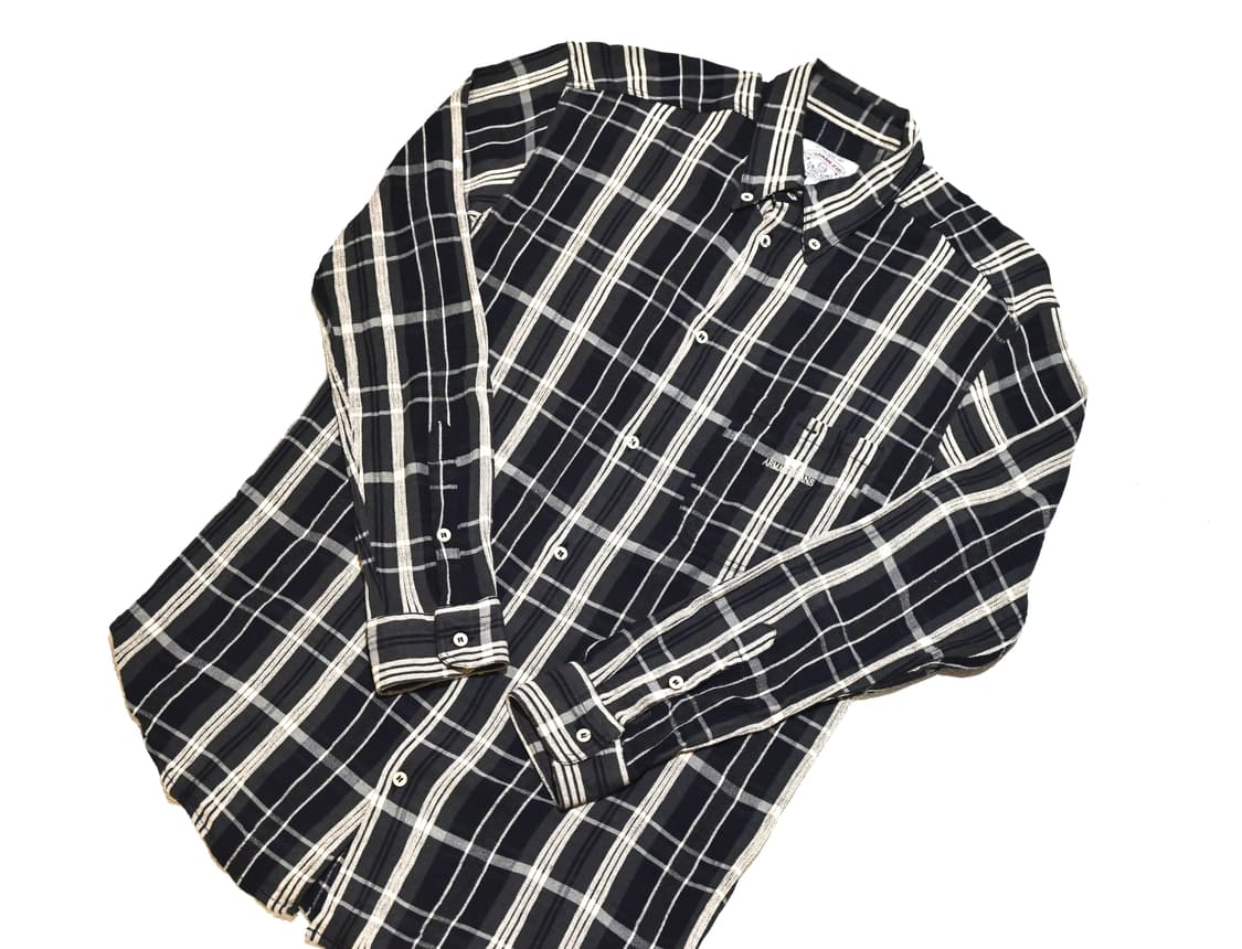 Armani jeans 1990s check shirt 상품이미지1
