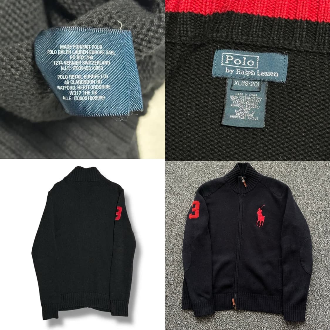 폴로 빅포니 니트집업 상품이미지4
