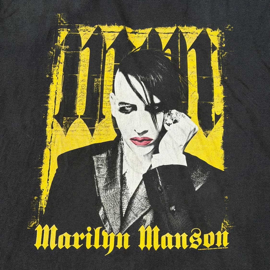 빈티지 04s 마릴린맨슨 Aginst All Gods tour 티셔츠 상품이미지3