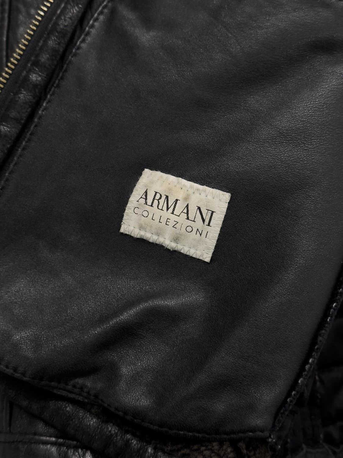 90s 아르마니 무통 시어링 자켓 상품이미지7