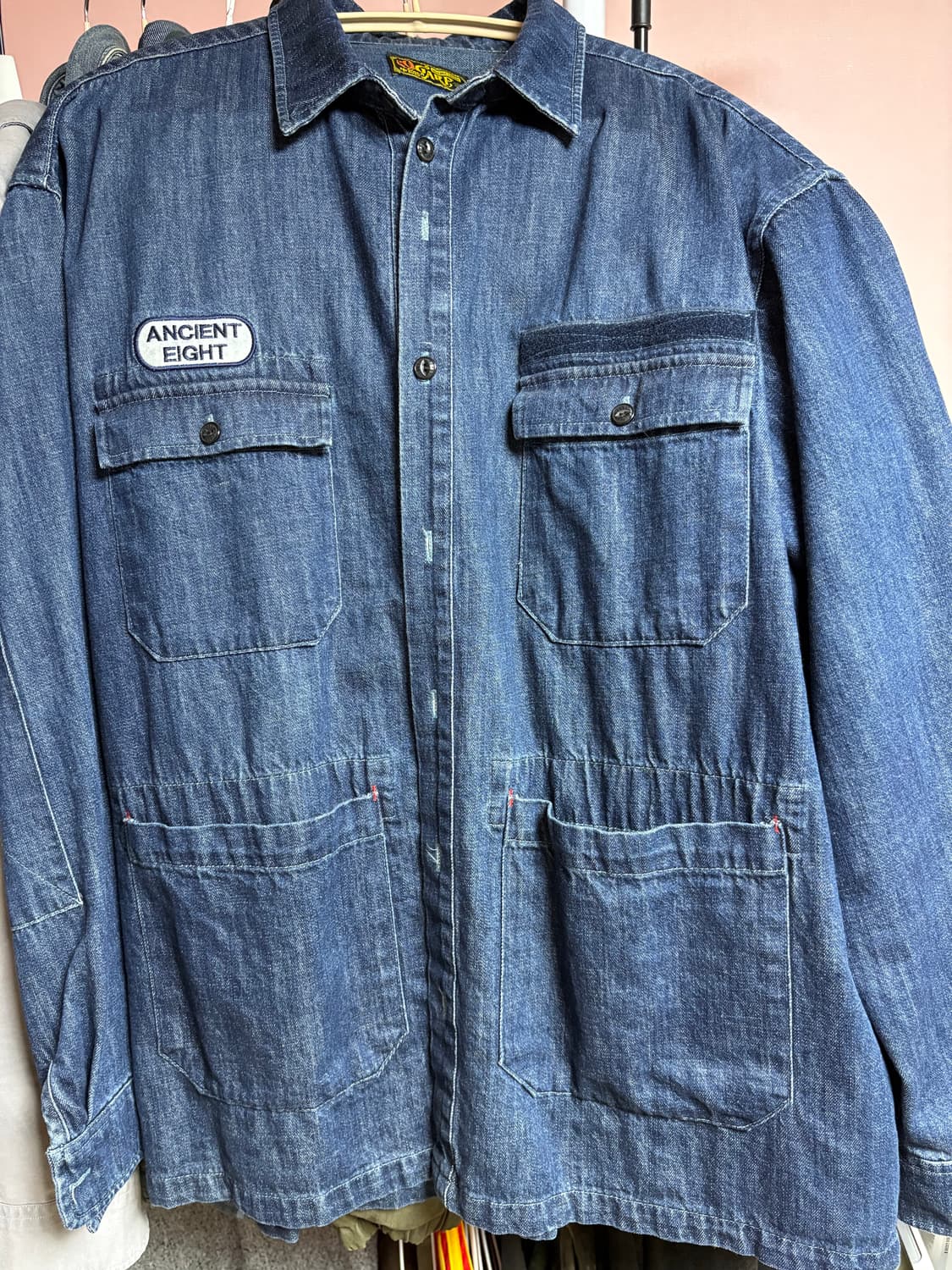 오가프 데님 워크 셔츠 셔켓 상품이미지3