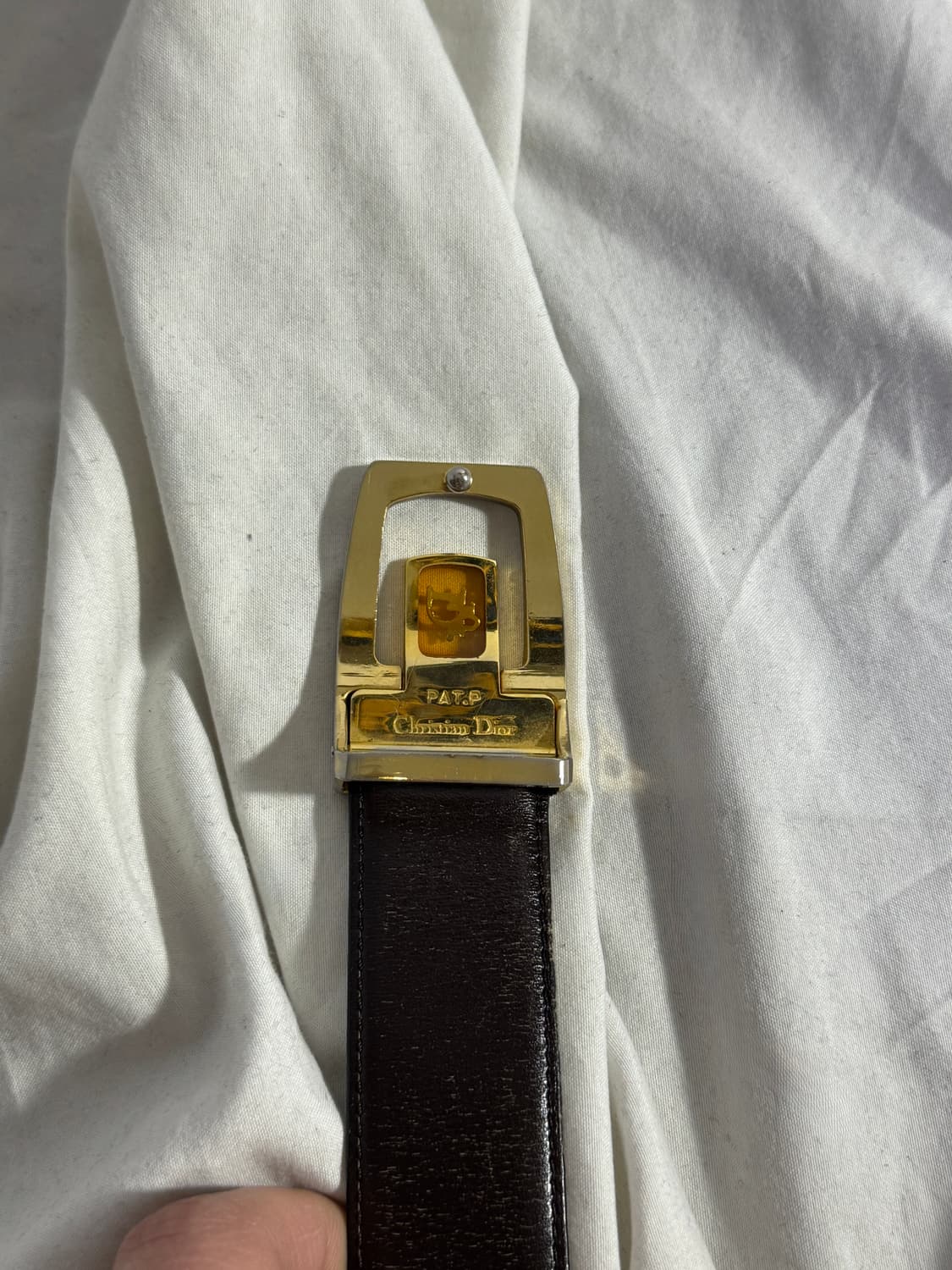 크리스찬 디올 무슈 레더 벨트 상품이미지4