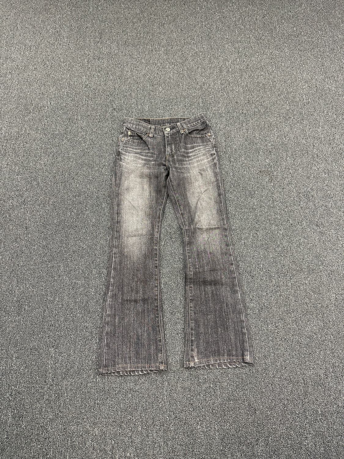 27) 리바이스 526 그레이 흑청 부츠컷 데님팬츠 상품이미지3