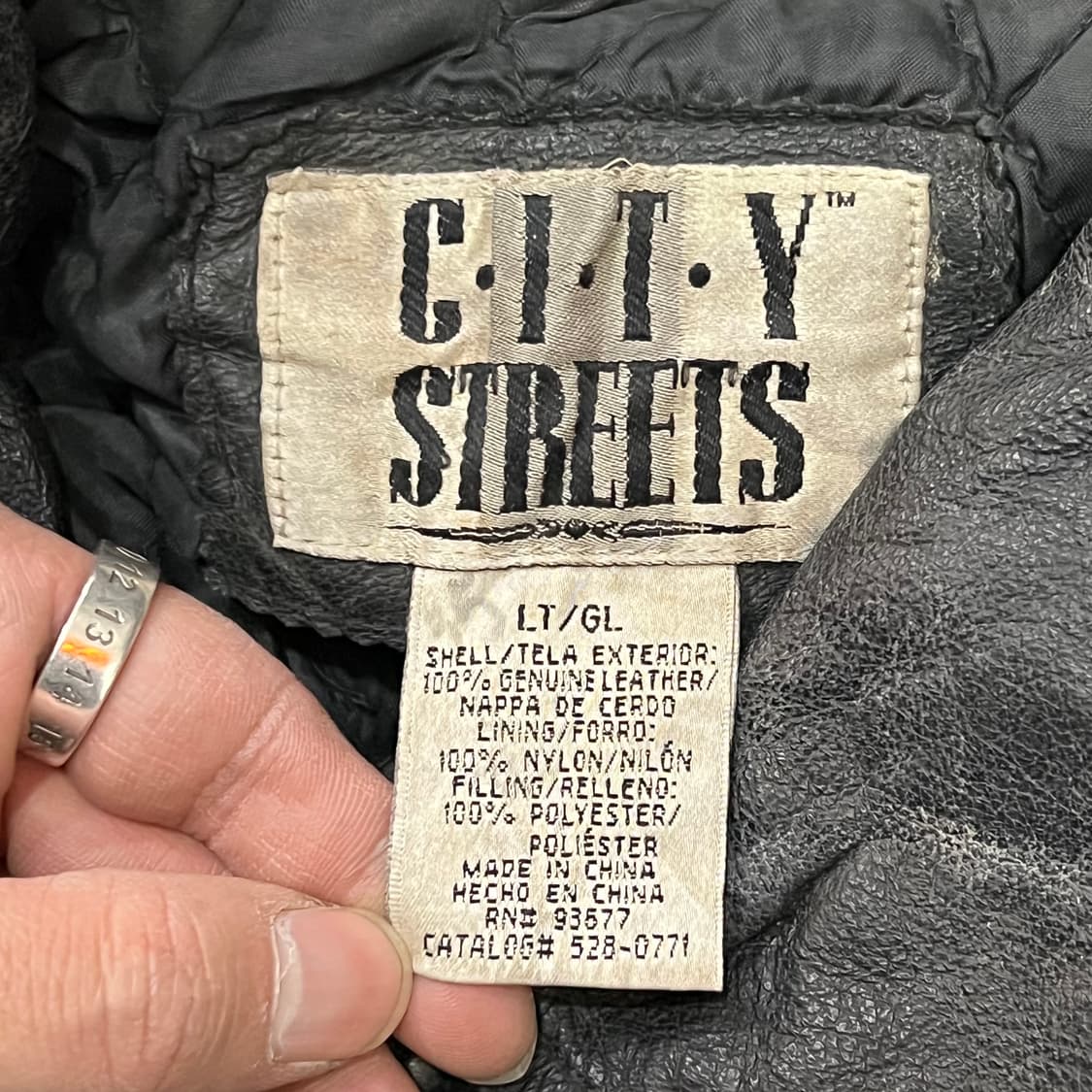  City streets 리얼레더 자켓 y14924 상품이미지6