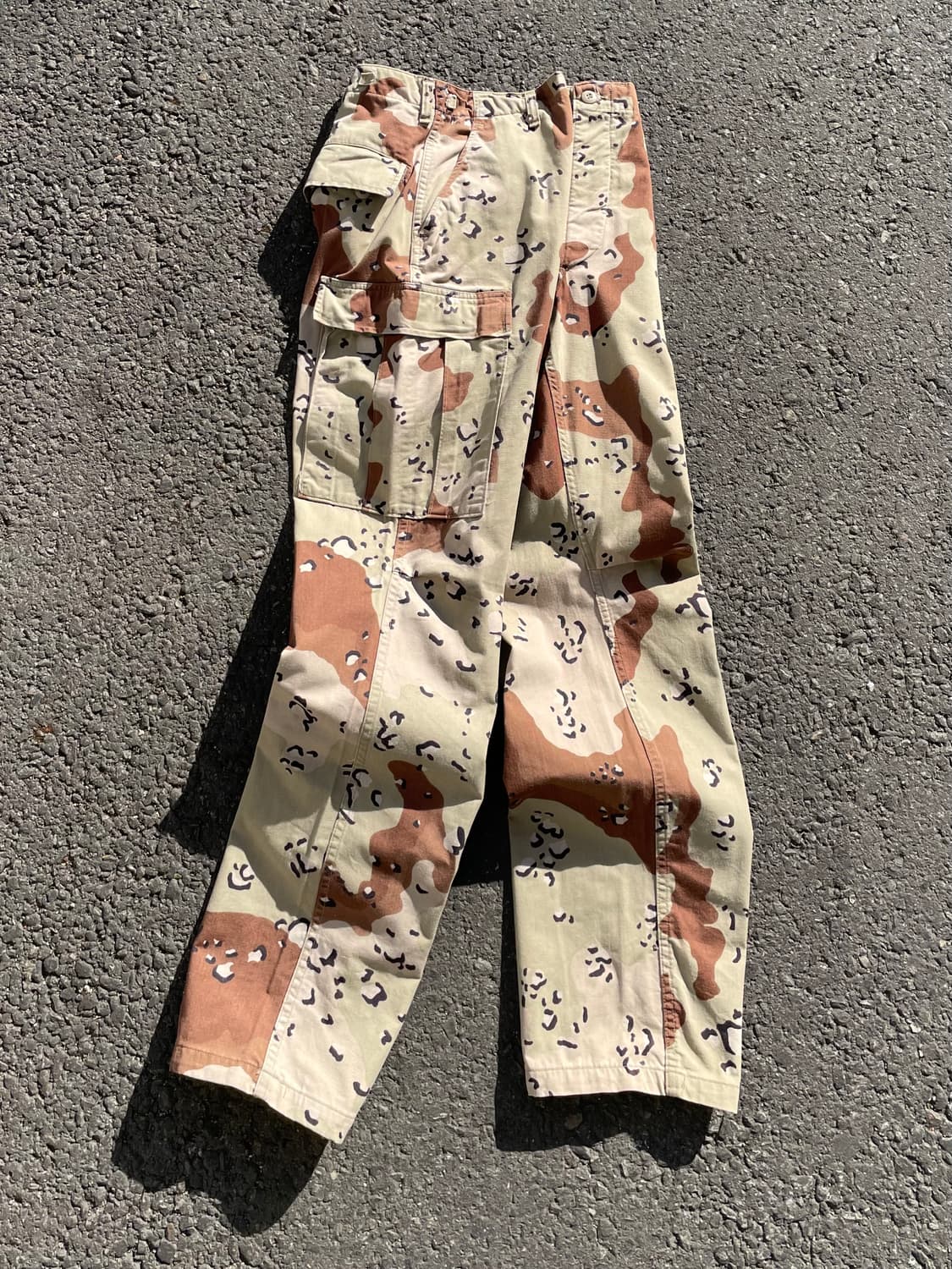 90s U.S Army Desert camo BDU 초코칩 팬츠 상품이미지3