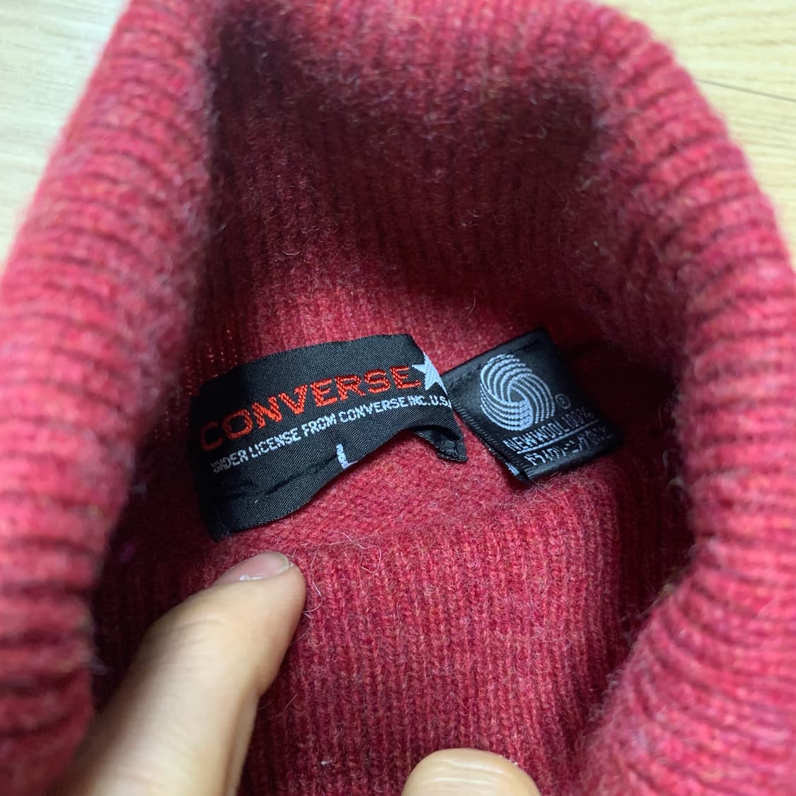 L-95) Converse 컨버스 뉴울 목폴라니트 상품이미지4