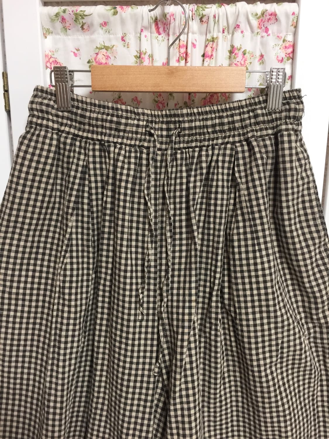 빈티지 블랙베이지 스커트팬츠 상품이미지2