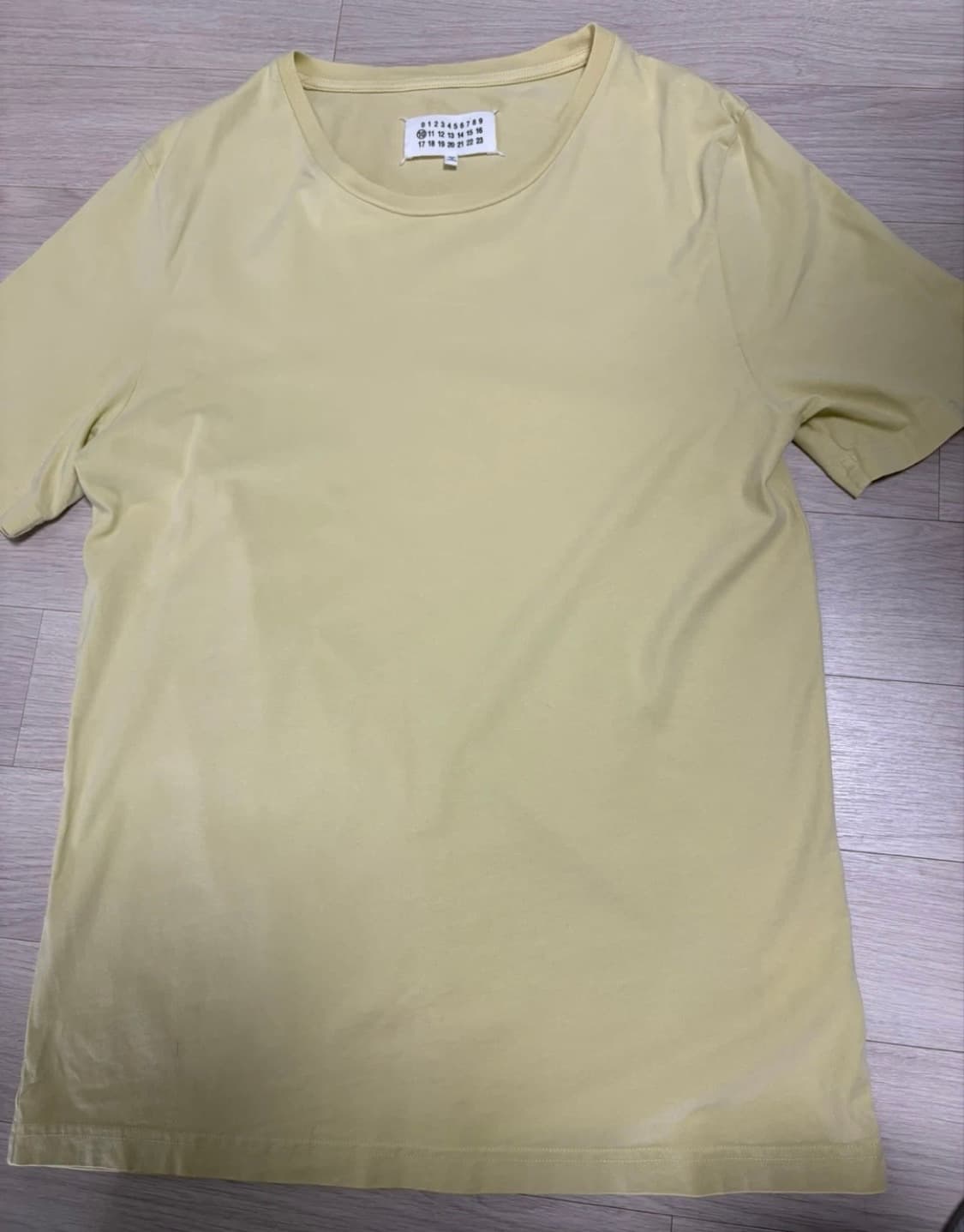 [48(M)] 마르지엘라 백 스티치 반팔 티셔츠 상품이미지2