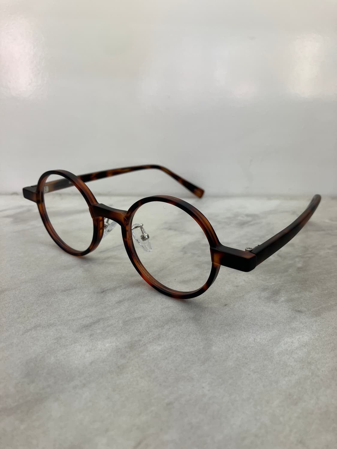 B59 HL 데미 라운드 뿔테 안경7671 상품이미지7