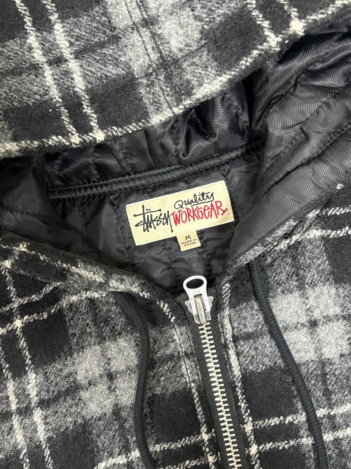 Stussy wool plaid  work jacket m 상품이미지4