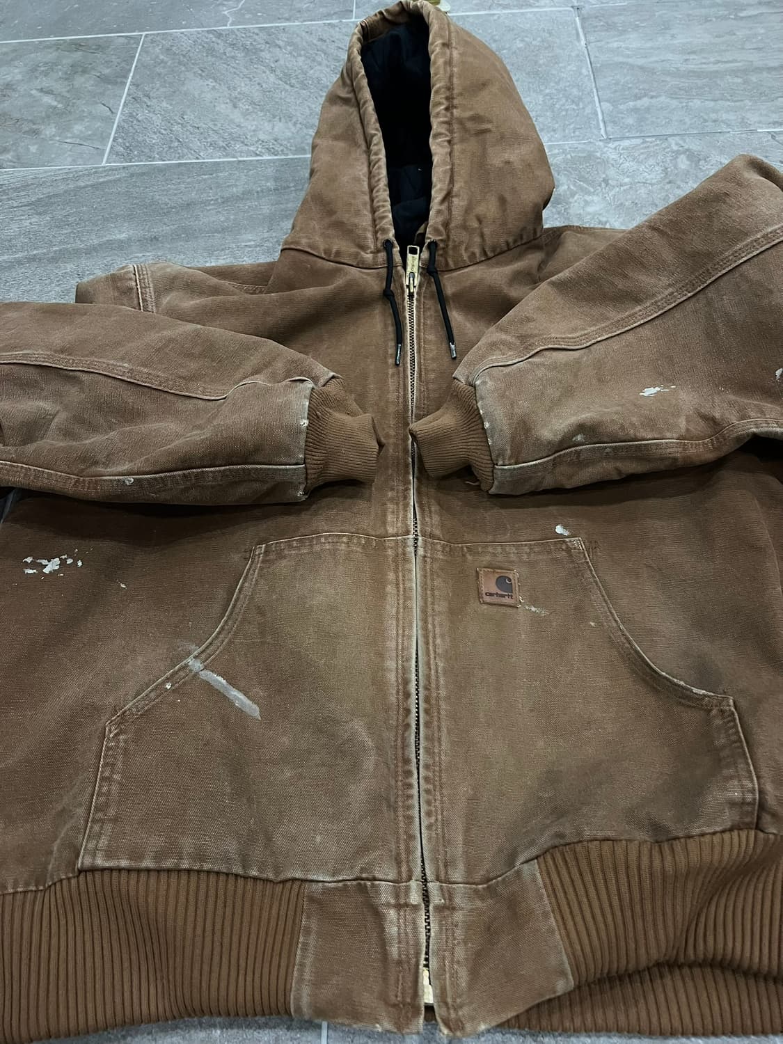 (XL)칼하트 덕 액티브 후드자켓 J130 BRN 칼하트브라운 상품이미지6