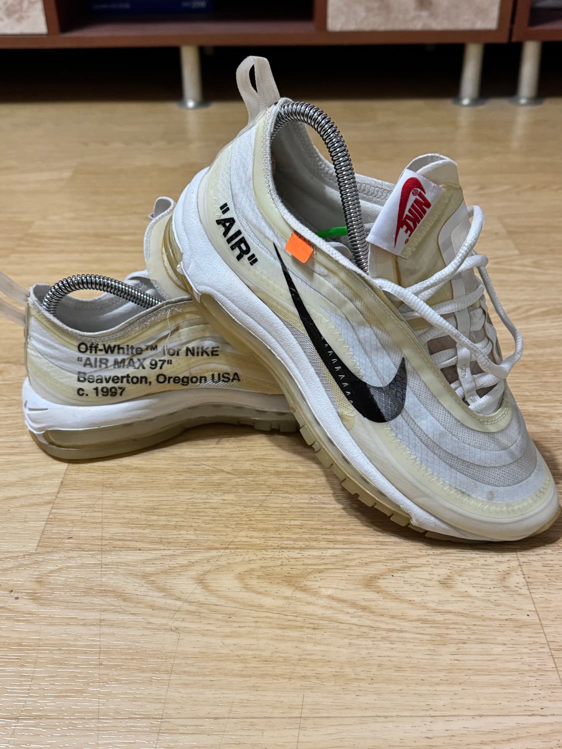 나이키 에어맥스 97 Off-White 260mm 상품이미지7