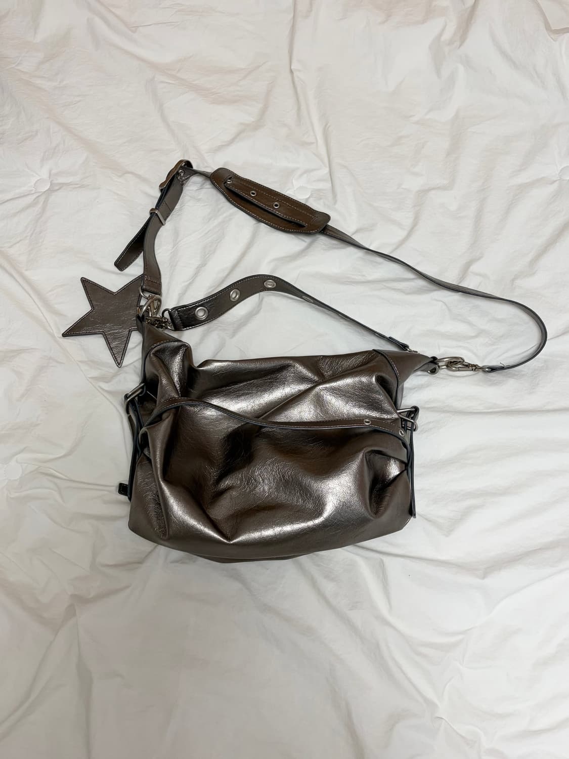 여밈 slouchy bag (metal) 슬라우치 백 상품이미지6
