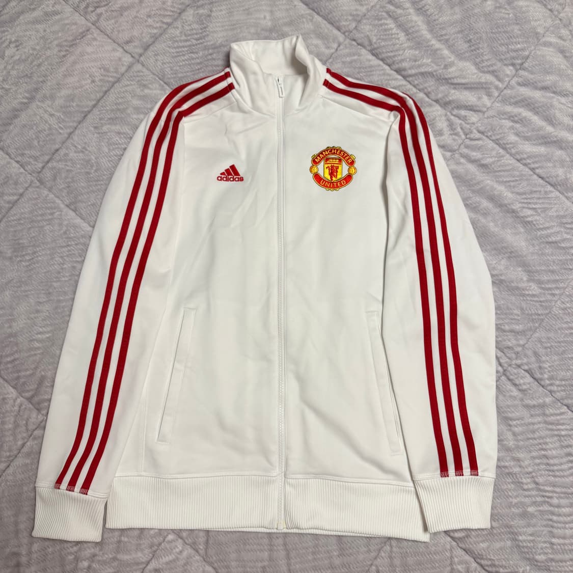 아디다스 대대장 맨유 화이트 흰빨 져지 트랙탑 상품이미지2