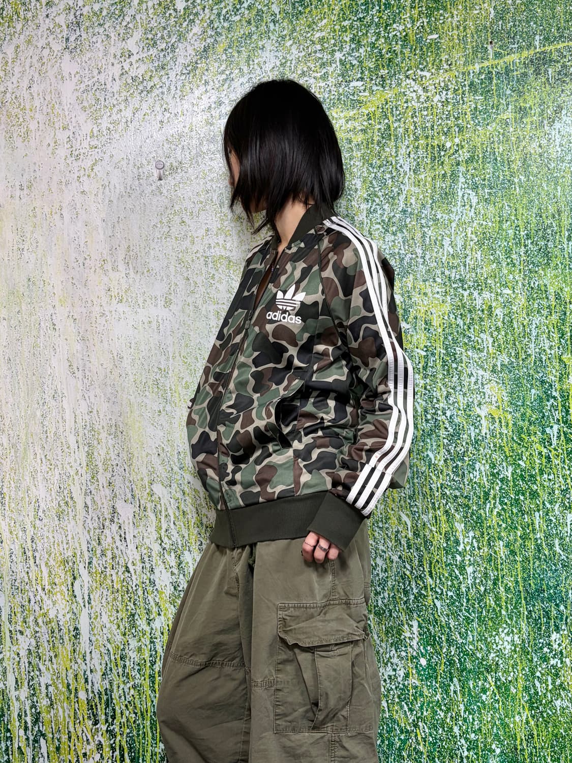 아디다스 대대장 카모 파이어버드 로고 져지 100 상품이미지1
