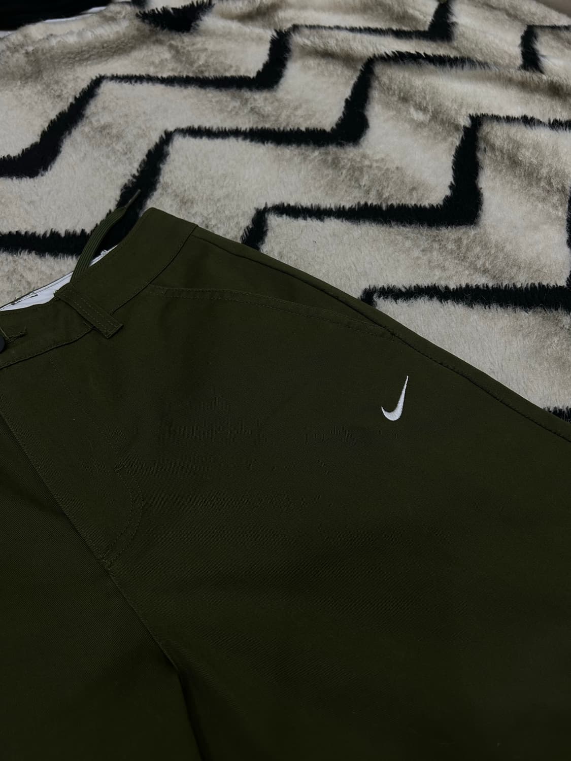 [M]나이키 솔로 스우시 코튼 팬츠/카키 상품이미지1