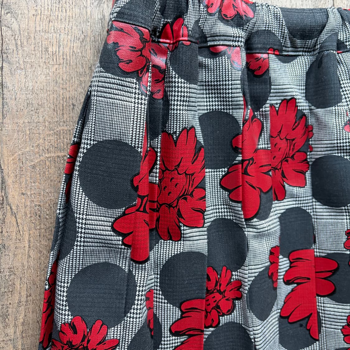 Floral Dot Pleats Skirt 상품이미지8