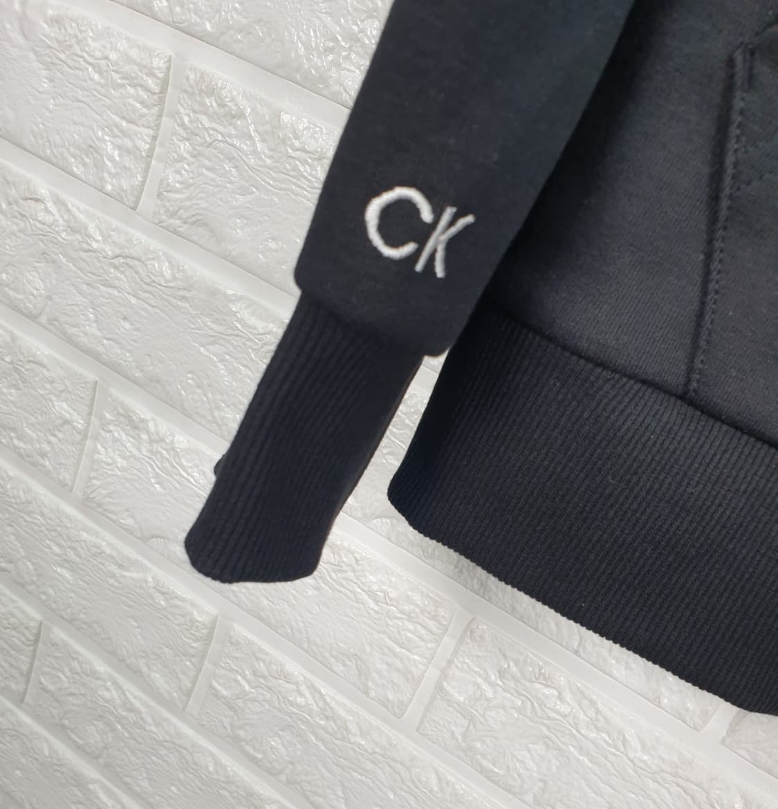 [105]캘빈클라인 벨벳 후드 집업 상품이미지4