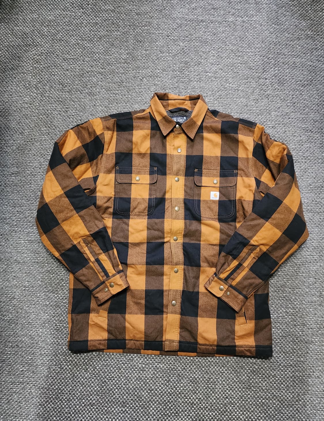 칼하트 체크 셔츠 자켓 XL 상품이미지1